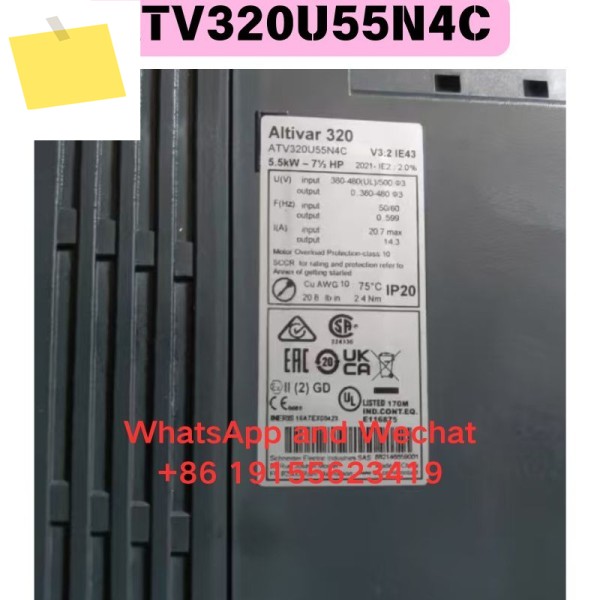 신품 원본 중고 주파수 변환기 ATV320U55N4C 기능 테스트 OK 제품 이미지