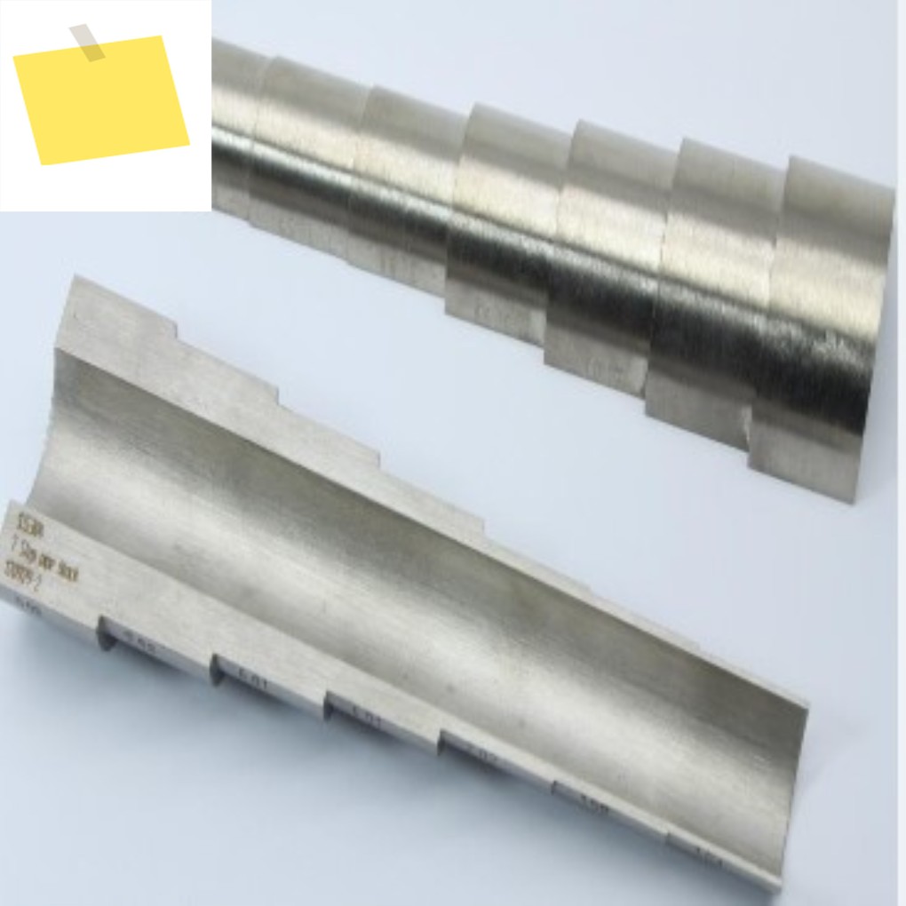 7단계 파이프 테스트 블록 2.5 , 5 10 15, 20, 30mm 탄소강 블록검은색 운반 케이스 포함 제품 이미지