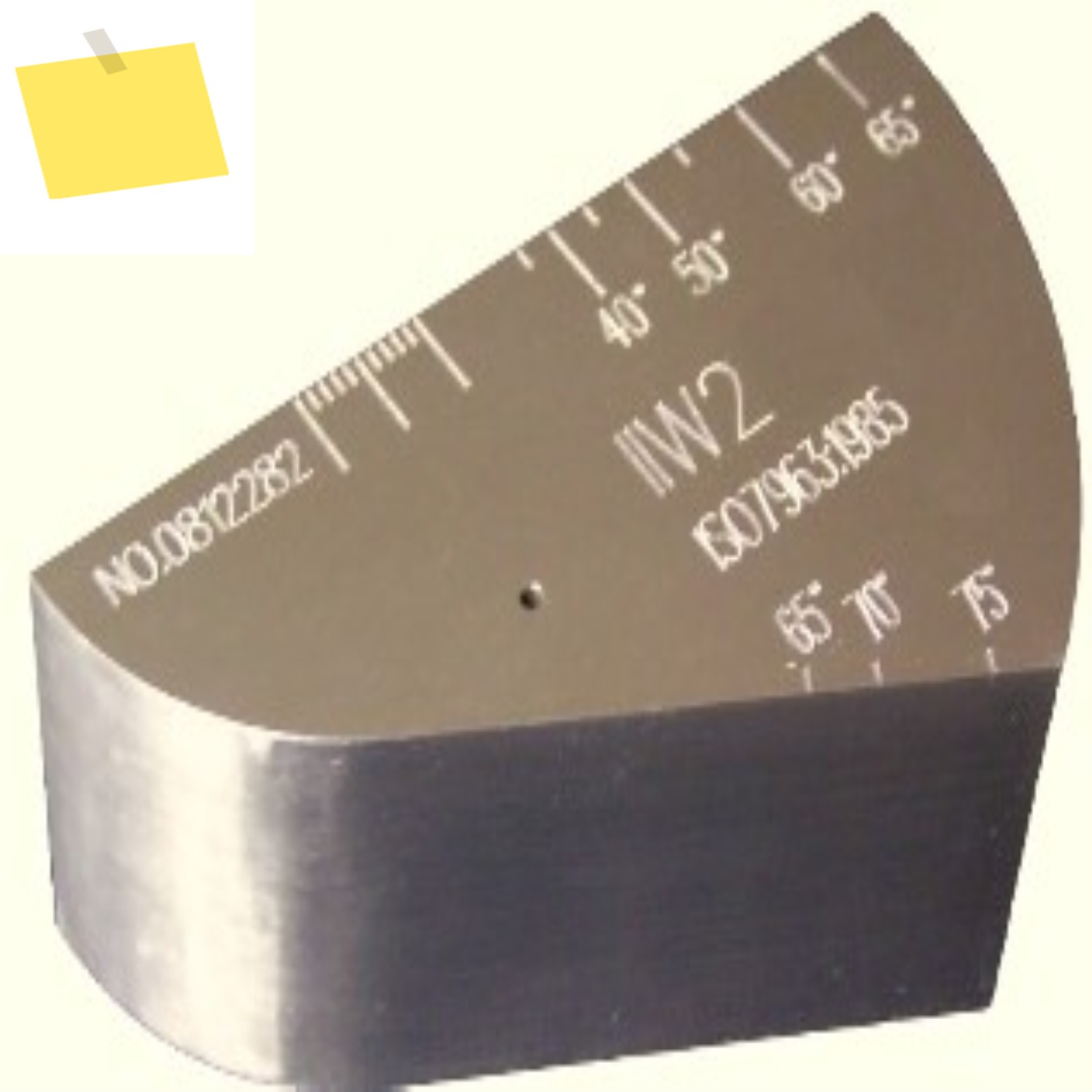IIW2 유형 교정 테스트 블록 V2 AL6063 ALUMINUM UT 제품 이미지