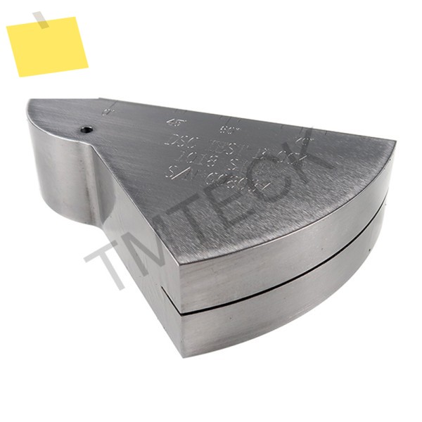 TMTECK DSC 교정 블록 앵글 빔 변환기용 304 스테인레스 스틸 표준 ASTM E 164-2013 제품 이미지