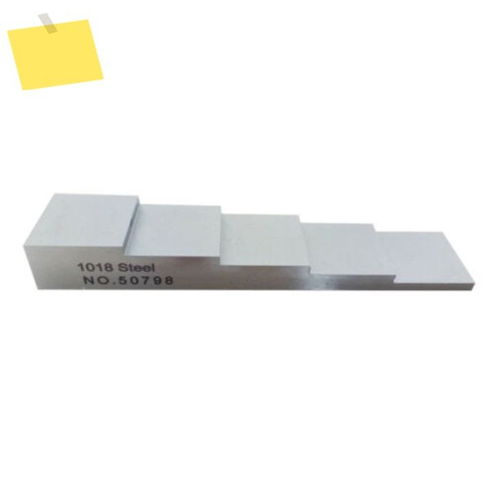 초음파 두께 게이지 2.5-5-7.5-10-12.5mm 용 5 단계 UT 스텝 웨지 제품 이미지
