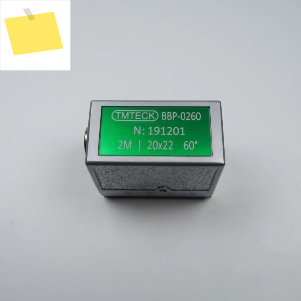 TMTECK 24MHz 20x22mm 45 60 70도 각도 빔 프로브 변환기 초음파 결함 탐지기용 제품 이미지