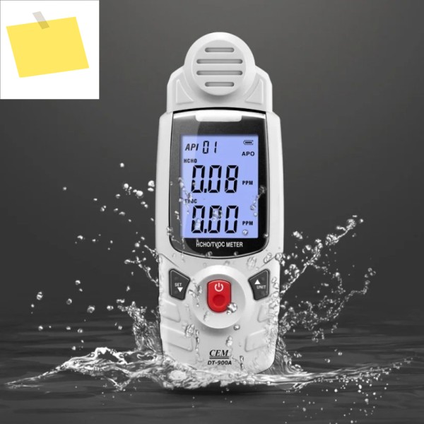 DT-900A 포름알데히드 HCHO 및 TVOC 미터 실시간 디스플레이 대기 오염 감지기 테스터자동차 내부 인테리어 장식의 테스트 제품 이미지