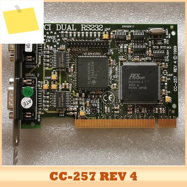Eq-uipment 카드 PCI 듀얼 RS232 CC-257 REV 4 제품 이미지