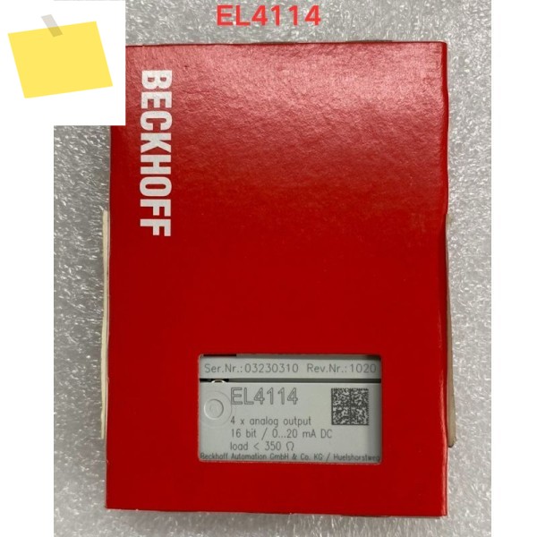 PLC 모듈 EL4114 오리지널 정품 견적 2025년 12월 제품 이미지