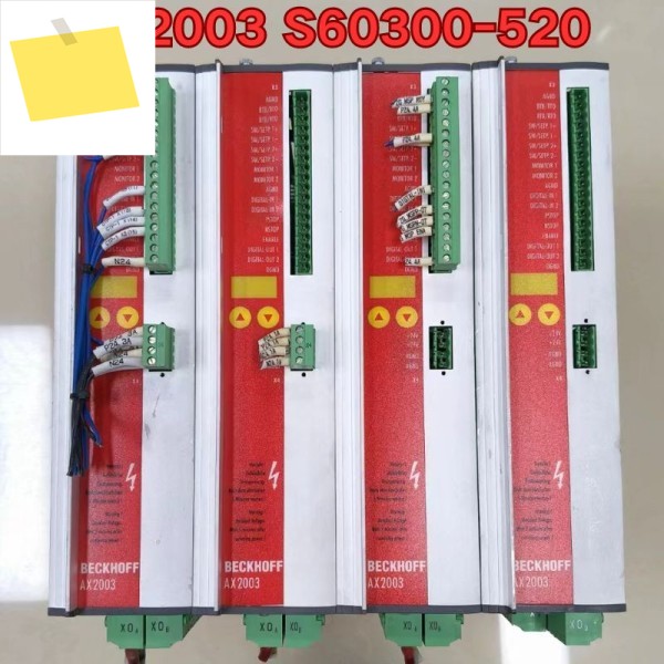 중고 분해된 AX2003 서보 드라이브 S60300-520 기능 테스트는 정상입니다. 2025년 10월 제품 이미지