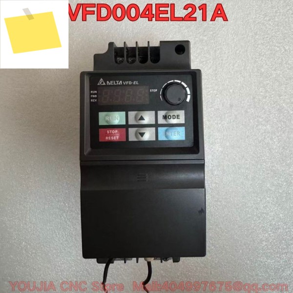 중고 분해된 VFD004EL21A 인버터 기능 테스트는 정상입니다. 2025년 8월 최신 제품 이미지