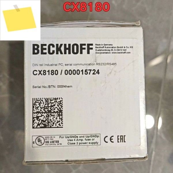 신품 PLC 모듈 CX8180 2025년 7월 제품 이미지