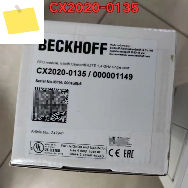 PLC 모듈 CX2020-0135 2025년 11월 제품 이미지