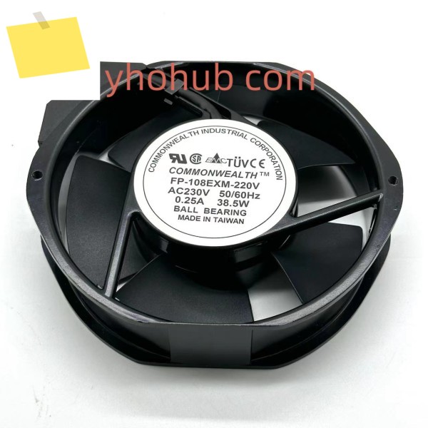 커먼 웰스 FP-108EXM AC 230V 38.5W 서버 냉각 팬 제품 이미지