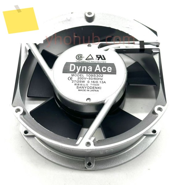 SANYO DENKI 109S302 AC 200V 27W25W 170x150x51mm 팬 서버 냉각 제품 이미지