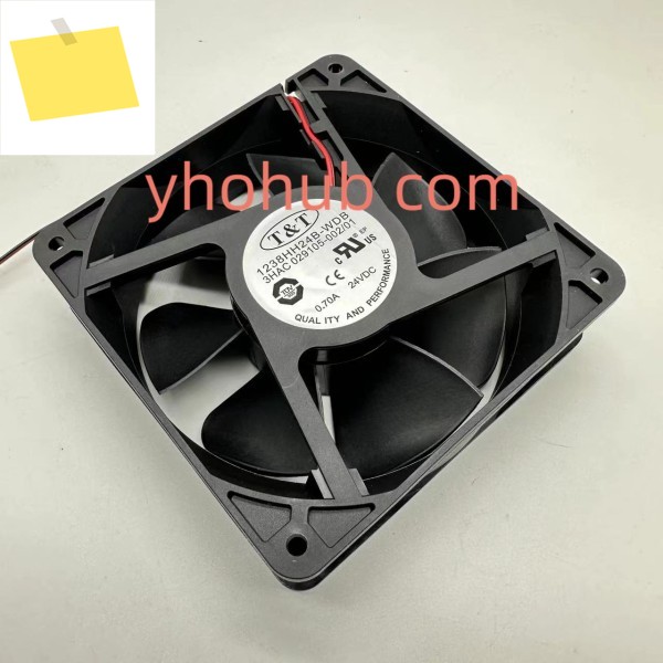 TT 1238HH24B-WDB 3HAC 029105 -00201 ABB 로봇 컨트롤러 팬 DC 24V 0.70A 120X120X38mm 2선 제품 이미지