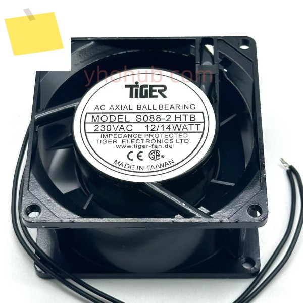 TIGER S088-2 HTB AC 230V 1214W 80x80x38mm 2 선 서버 냉각 팬 제품 이미지
