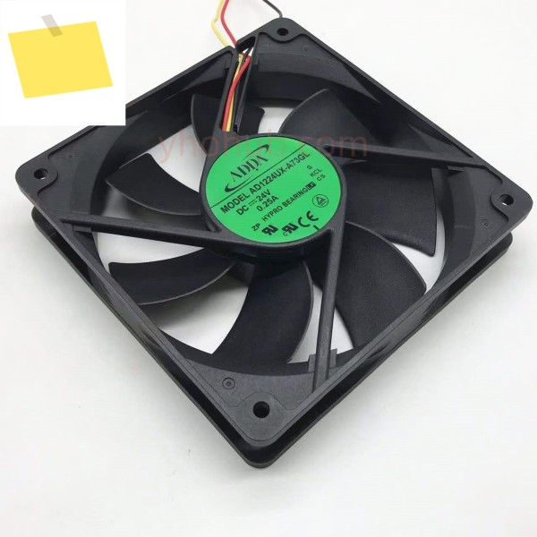 ADDA AD1224UX-A73GL DC 24V 0.25A 120x120x25mm 서버 냉각팬 제품 이미지