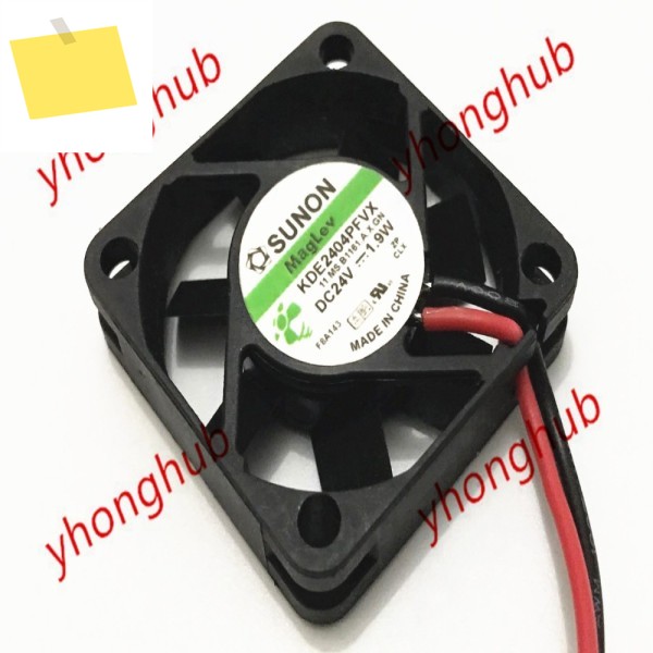 SUNON KDE2404PFVX 11MSB1161AXGN 서버 냉각 팬 24V 1.9W 40x40x10mm DC 작동 전압 1700rpm 소음 레벨 2.3dba 제품 이미지