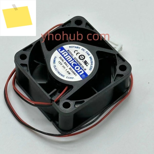 Jamicon KF0420B1H-R 서버 냉각 팬 DC 12V 1.6W 40x40x20mm 2선 제품 이미지