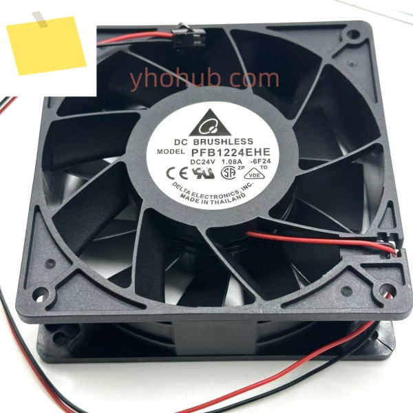 Delta Electronics PFB1224EHE 6F24 DC 1.08A 120x120x38mm 서버 냉각 팬 제품 이미지