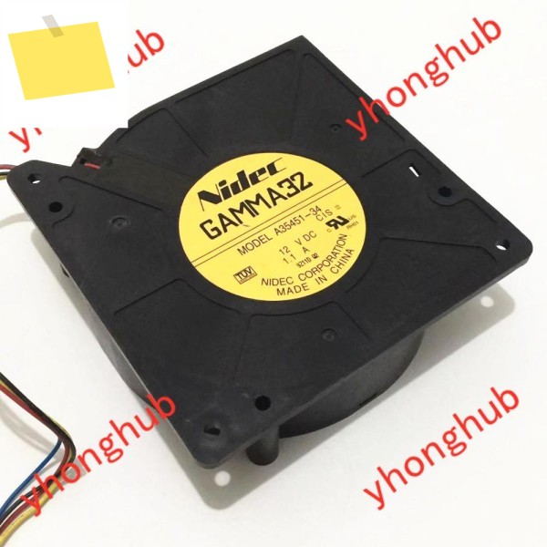 Nidec A35451-34 DC 12V 1.1A 4 선 120x120x32mm 서버 냉각 팬 제품 이미지