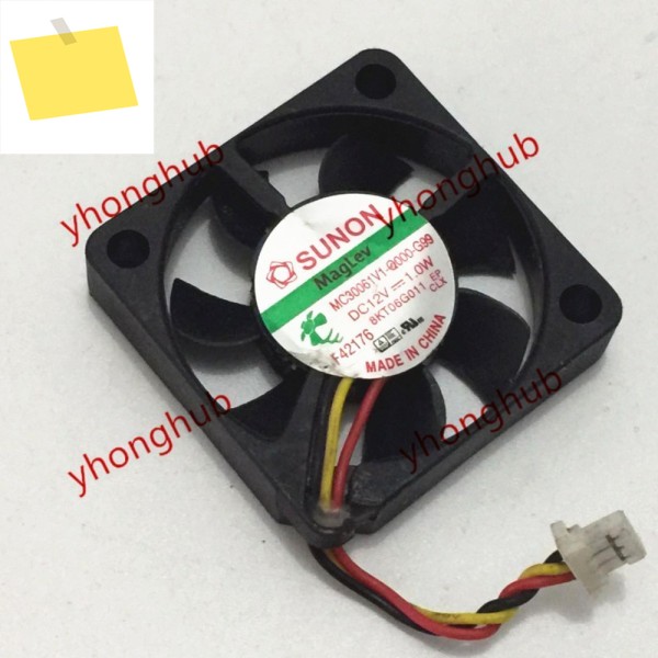 SUNON MC30061V1-Q000-G99 DC 12V 1.0W 30x30x06mm 서버 냉각 팬 제품 이미지