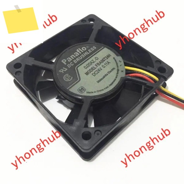 파나플로 FBA06T24H DC 24V 0.11A 60x60x15mm 서버 냉각팬 제품 이미지