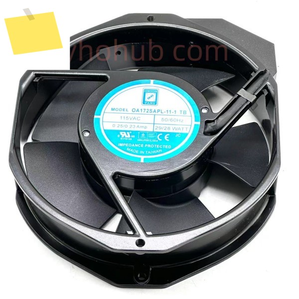 ORION OA172SAPL-11-1 TB AC 120V 0.240.23 AMP 172x172x38mm 서버 냉각 팬 제품 이미지