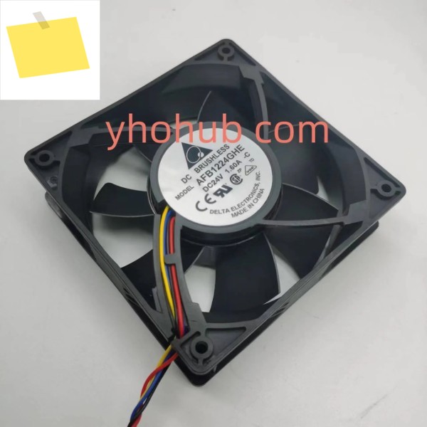 Delta Electronics AFB1224GHE C 서버 24V 0.75A 120x120X38mm 4선 냉각 팬 제품 이미지