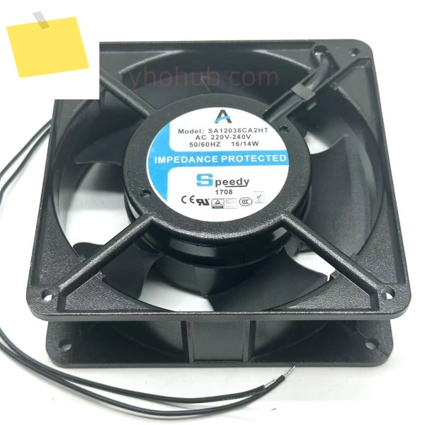 ASA12038CA2HT 220V 16W 120x120x38mm 2-와이어 서버 냉각 팬 제품 이미지