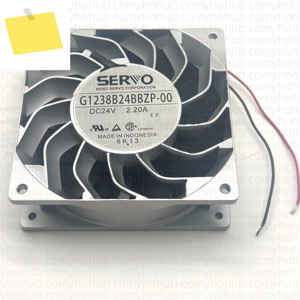 SERVO G1238B24BBZP-00 DC 24V 2.20A 2선 120x120x38mm 서버 냉각팬 제품 이미지