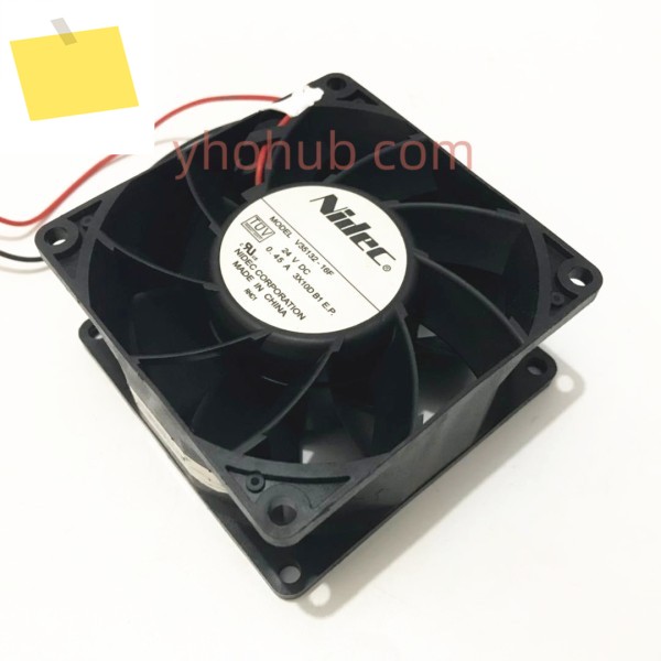 Nidec V35132-16F DC 24V 0.45A 80x80x38mm 2 선 서버 냉각 팬 제품 이미지