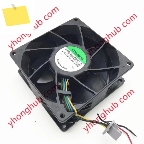 SUNON PSD1209PMBX-A 2.B4717-F.GN DC 12V 26.40W 90x90x38mm 서버 냉각 팬 제품 이미지