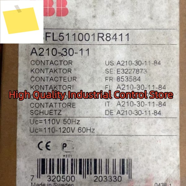 A210-30-11 110V 새 제품 박스 포장 접촉기 제품 이미지