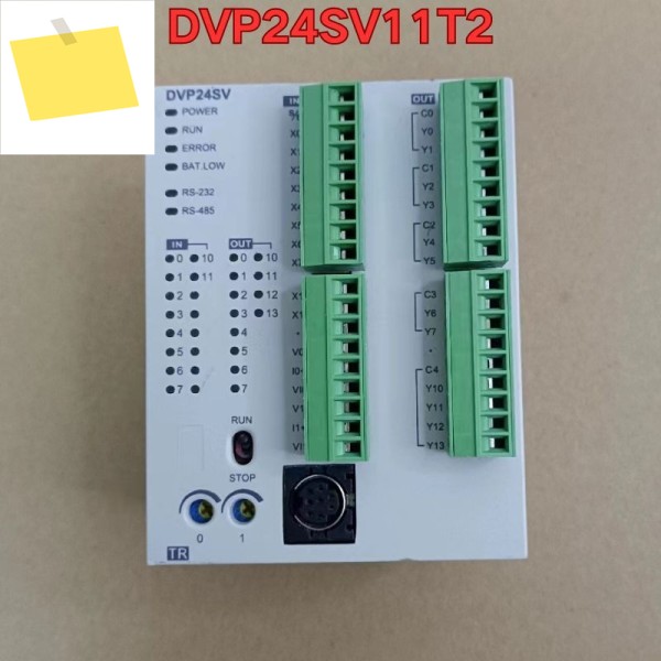 중고 PLC 모듈 DVP24SV11T2 기능 테스트는 정상입니다. . 최신 제품 이미지