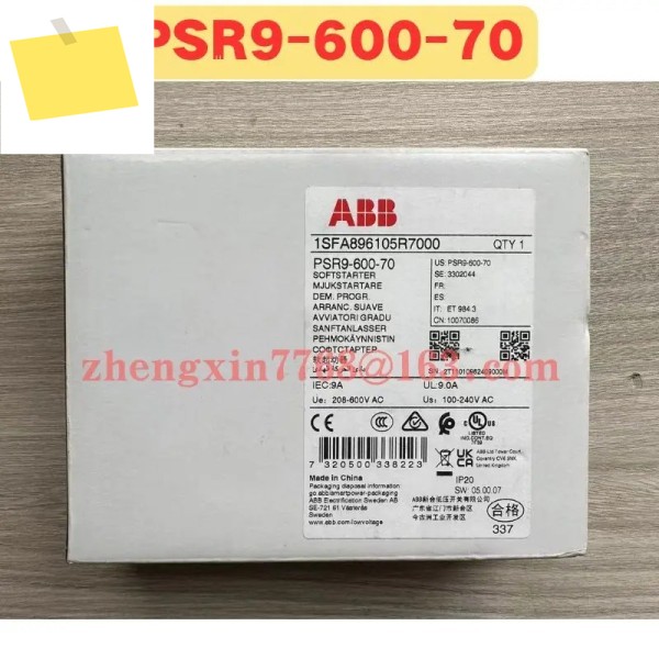 신품 오리지널 PSR9-600-70 PSR9 600 70 소프트 스타트 제품 이미지