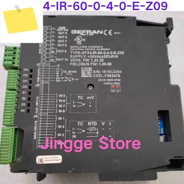 중고 테스트 완료 컨트롤러 GFX4-IR-60-0-4-0-E-Z09 제품 이미지