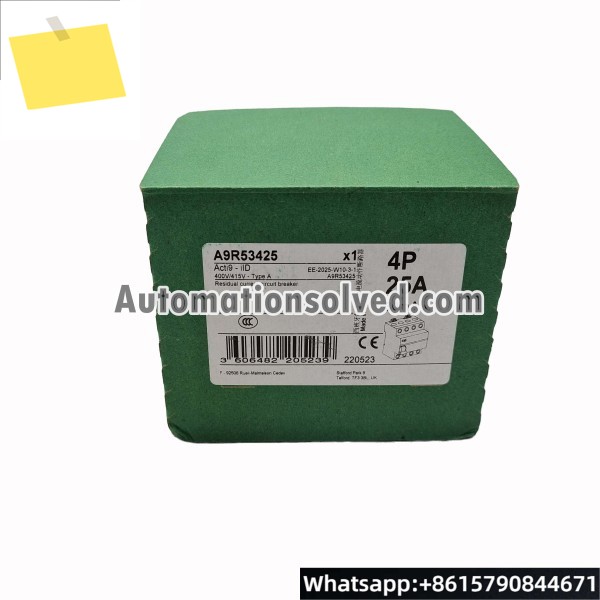 A9R53425 4P 25A 잔류 전류 차단기 정품 새 제품 제품 이미지