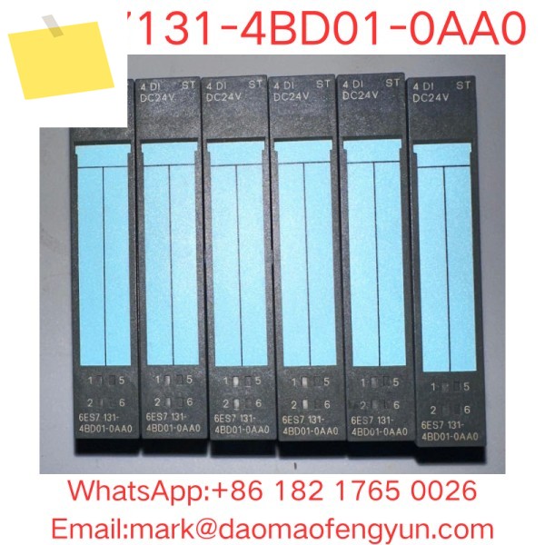 6ES7131-4BD01-0AA0 중고 테스트 완료 OK, 상태 양호 SIMATIC DP, ET 200S용 전자 모듈 5개 제품 이미지