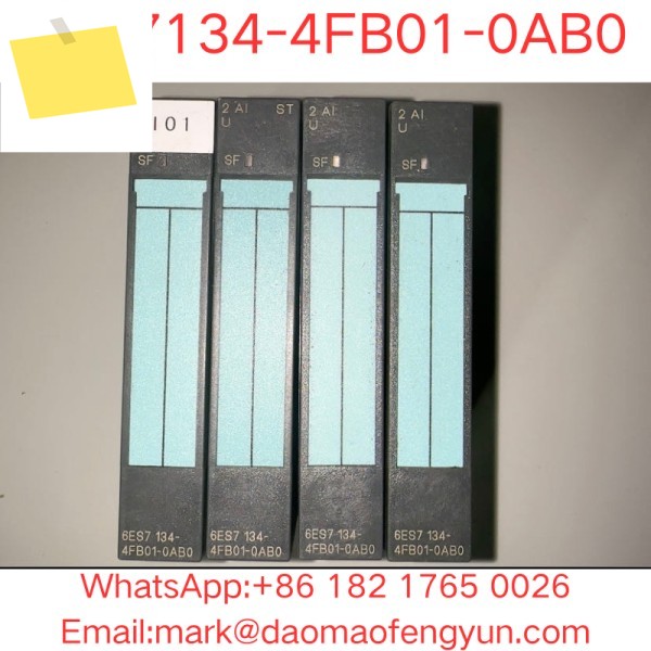 6ES7134-4FB01-0AB0 중고 테스트 완료 양호한 상태 SIMATIC DP, ET 200S용 전자 모듈, 제품 이미지