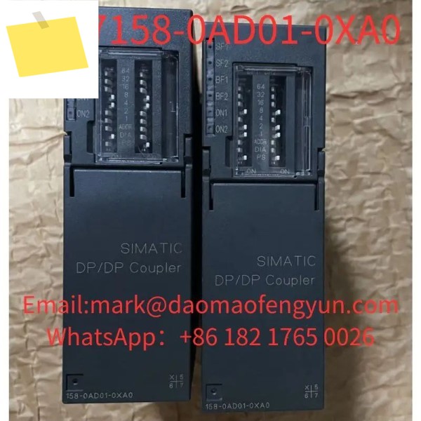 6ES7158-0AD01-0XA0 중고 테스트 완료, 양호한 상태 SIMATIC DP, DPDP 커플러 두 개의 PROFIBUS 연결용 모듈 제품 이미지