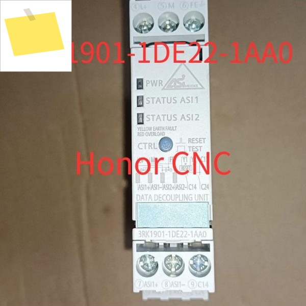 3RK1901-1DE22-1AA0 사용 테스트됨 OK, AS-i 데이터 디커플러 2 x 4 A 나사 단자, 듀얼 모듈 IP20 제품 이미지