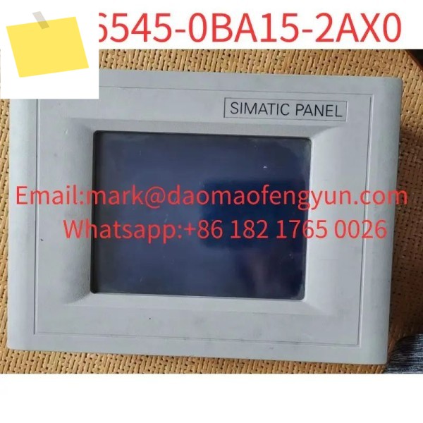 6AV6545-0BA15-2AX0 중고 패널은 양호한 상태로 테스트되었습니다. 제품 이미지