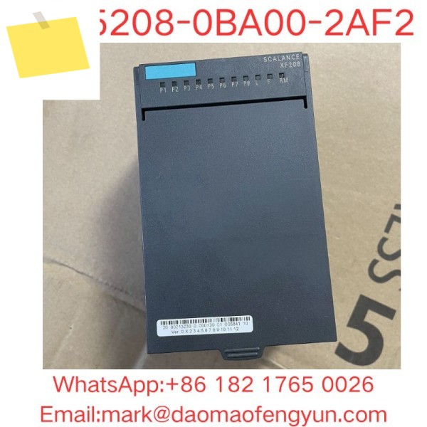 6GK5208-0BA00-2AF2 중고 테스트 완료, 양호한 상태 SCALANCE XF208, 플랫, 관리형 IE 스위치, 8x 10100 Mbits RJ45 포트 제품 이미지
