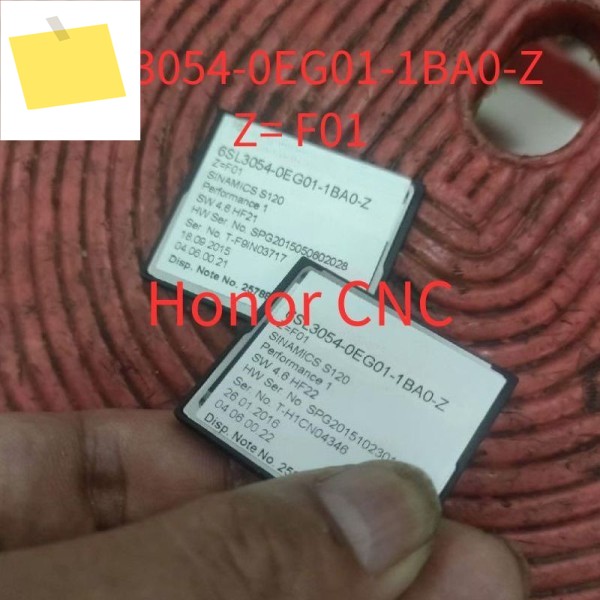6SL3054-0EG01-1BA0-Z Z= F01 중고 테스트 완료, 양호한 상태 SINAMICS S120 CompactFlash 카드 제품 이미지