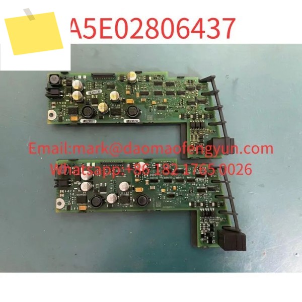 A5E02806437 중고 S120 전원 모듈 마더보드는 양호한 상태로 테스트를 거쳤습니다. 제품 이미지