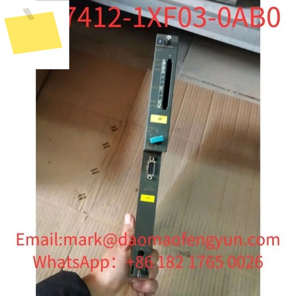 6ES7412-1XF03-0AB0 중고 테스트 완료 100% OK, 양호한 상태 SIMATIC S7-400, CPU 412-1 제품 이미지
