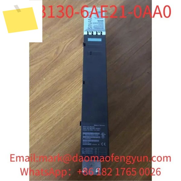6SL3130-6AE21-0AA0 중고 테스트 완료, 양호한 상태 SINAMICS 라인 모듈 입력: 380-480V 3AC, 5060Hz 600V 제품 이미지