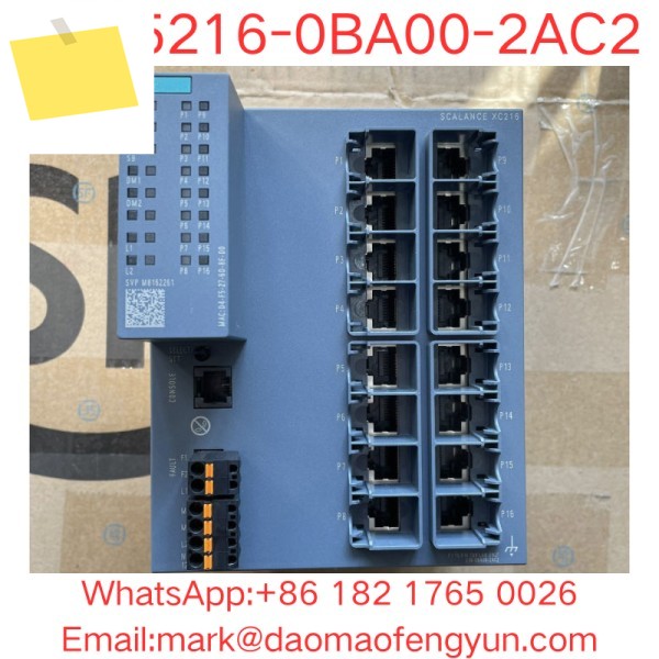 6GK5216-0BA00-2AC2 신품 SCALANCE XC216 관리 가능한 레이어 2 IE 스위치박스 없음 제품 이미지