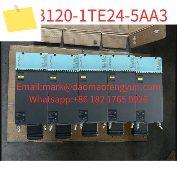 6SL3120-1TE24-5AA3 중고 테스트 완료 양호한 상태 SINAMICS S120 단일 모터 모듈 제품 이미지