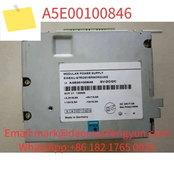 A5E 00100846 6FC5210-0DF22-0AA0용 전원 공급 장치 테스트 완료 정상 사용됨 제품 이미지