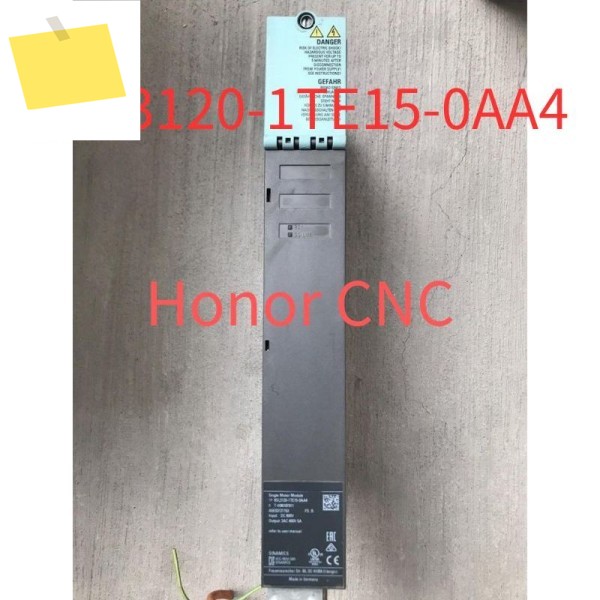 6SL3120-1TE15-0AA4 중고 테스트 완료, 양호한 상태 SINAMICS S120 단일 모터 모듈 입력: 600V DC 3AC, 5A 제품 이미지
