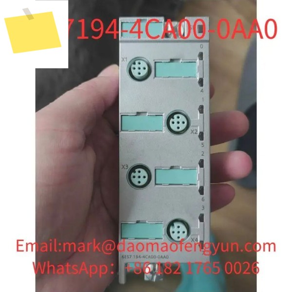 6ES7194-4CA00-0AA0 중고 테스트 완료 양호한 상태 SIMATIC DP 디지털 및 아날로그 전자 모듈용 연결 ET 2 제품 이미지